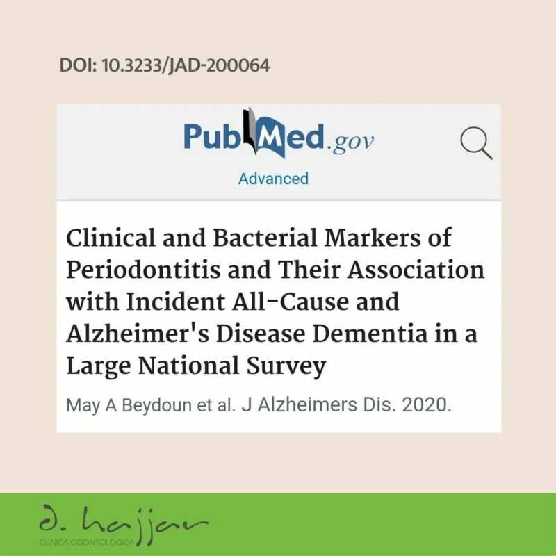 Saúde Bucal e Alzheimer - Estudo